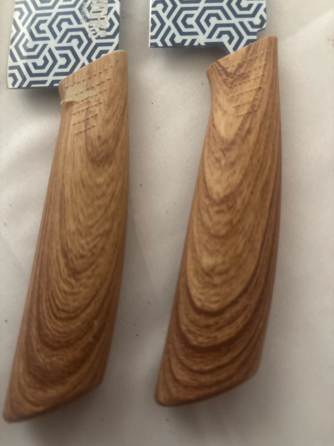 Cookworks 7" And 8” Santoku Knife Set with Sheaths - photo 5