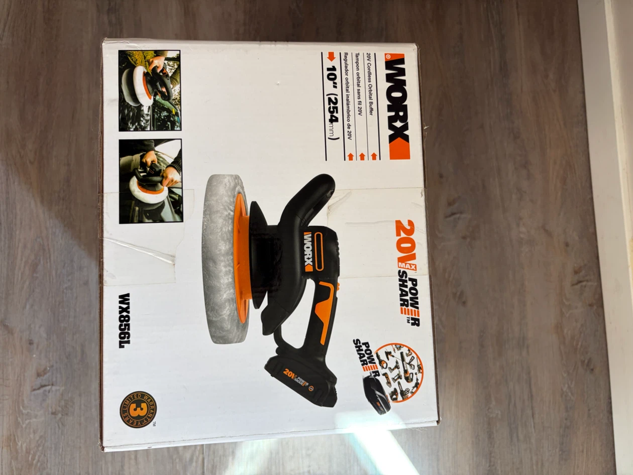 WORX 20V Cordless Orbital Buffer 10" - WX856L - photo 4