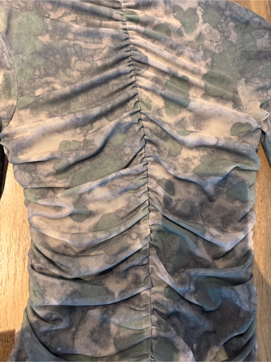 ZARA Ruched Long Sleeve Dress - photo 2
