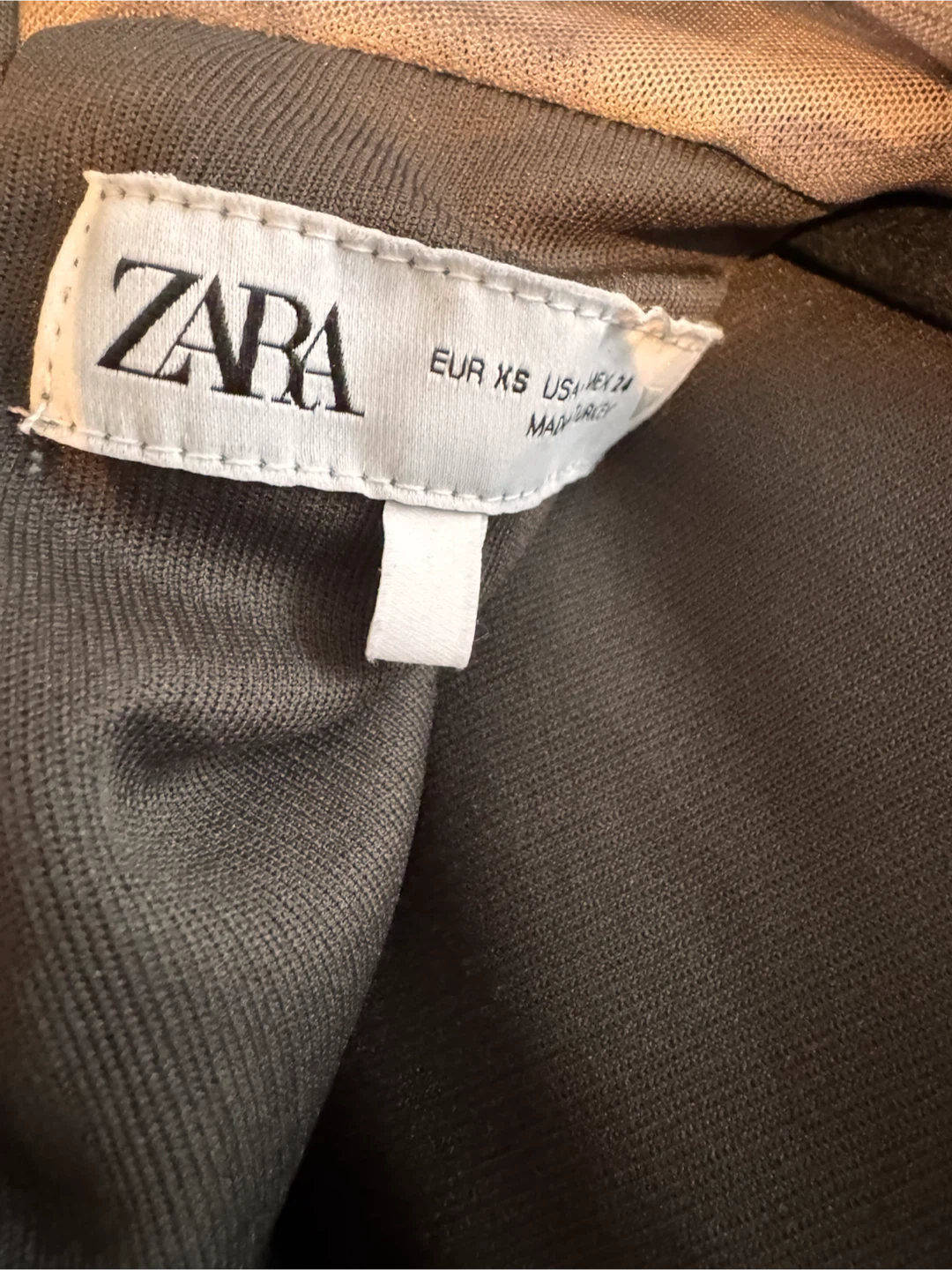 ZARA Ruched Long Sleeve Dress - photo 3
