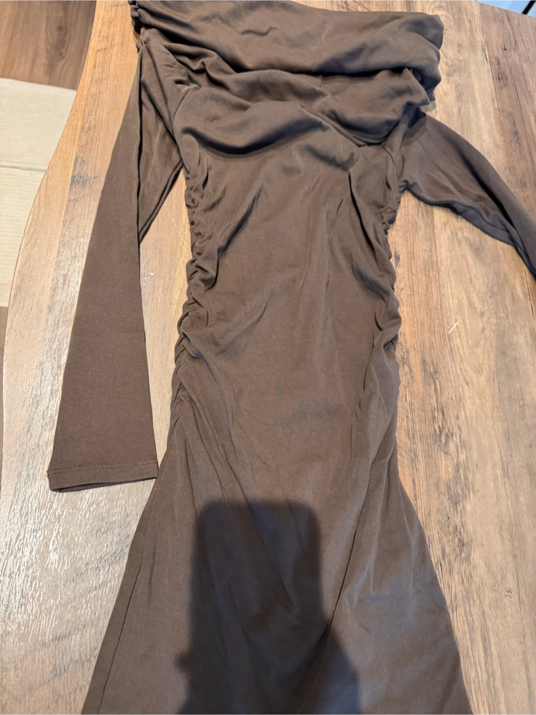 Zara Ruched Off-the-Shoulder Dress - Size S