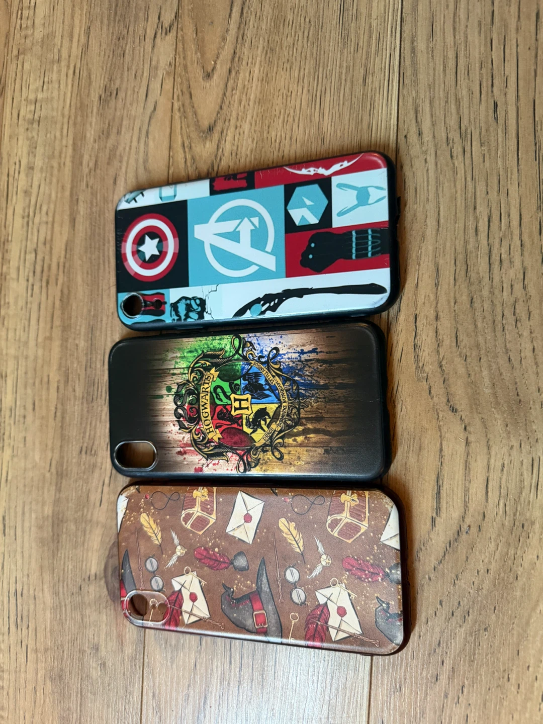 3 Phone Cases - Avengers, Harry Potter, Wizarding World