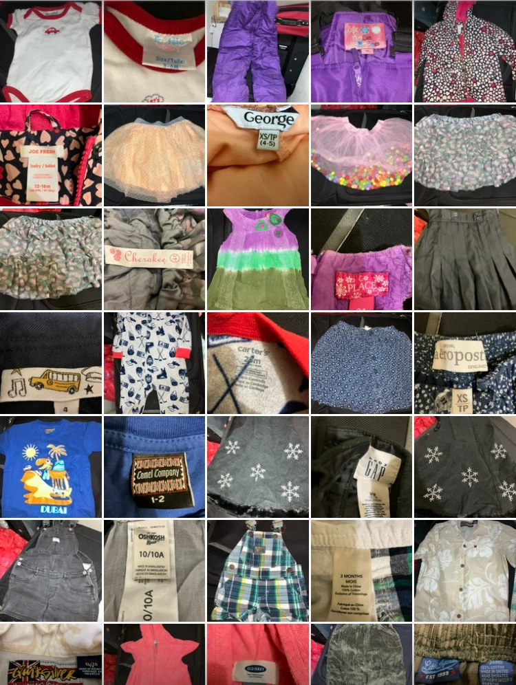 Large Lot of Mixed Brand Children's Clothing (price of each $5)