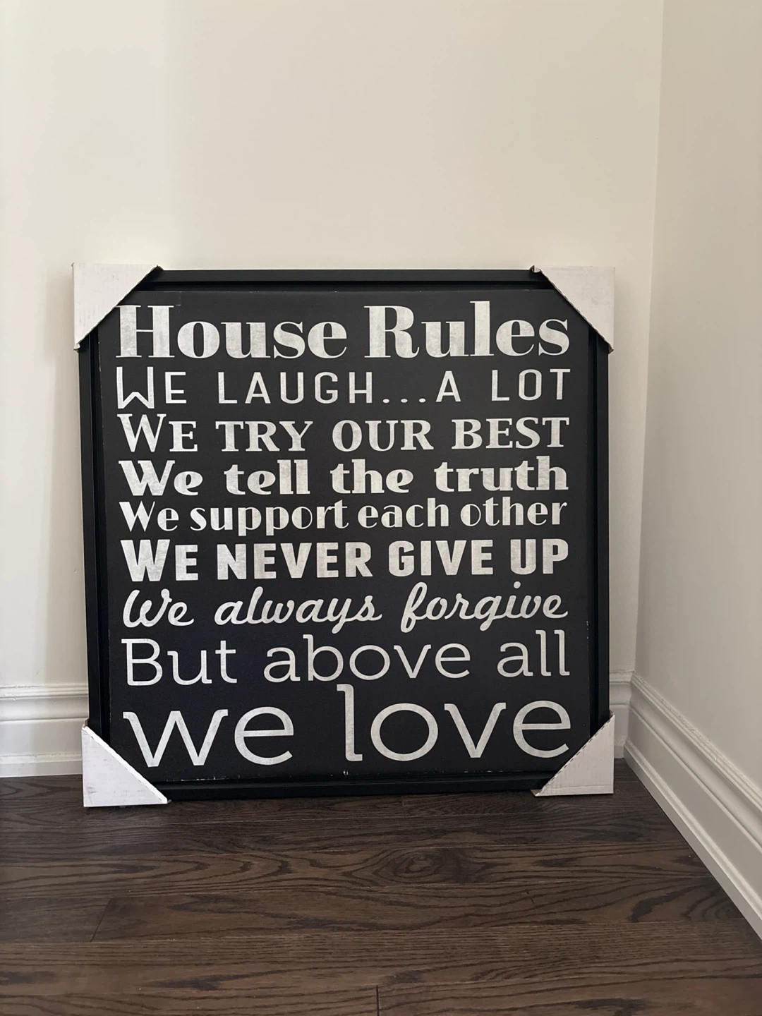 House Rules Wall Art
