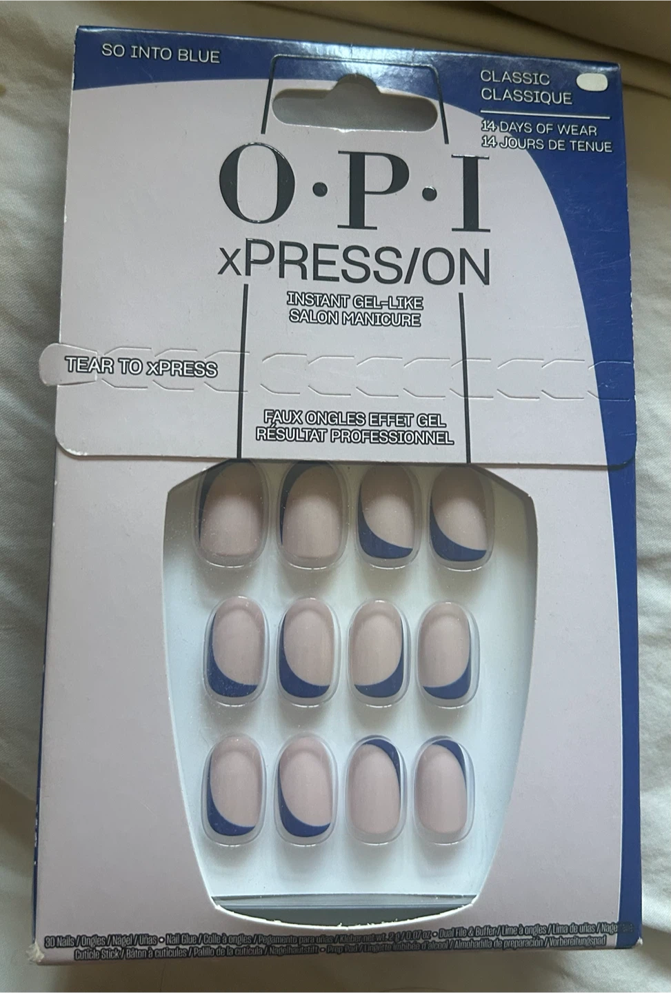 O.P.I Xpress/On False Nails - So Into Blue