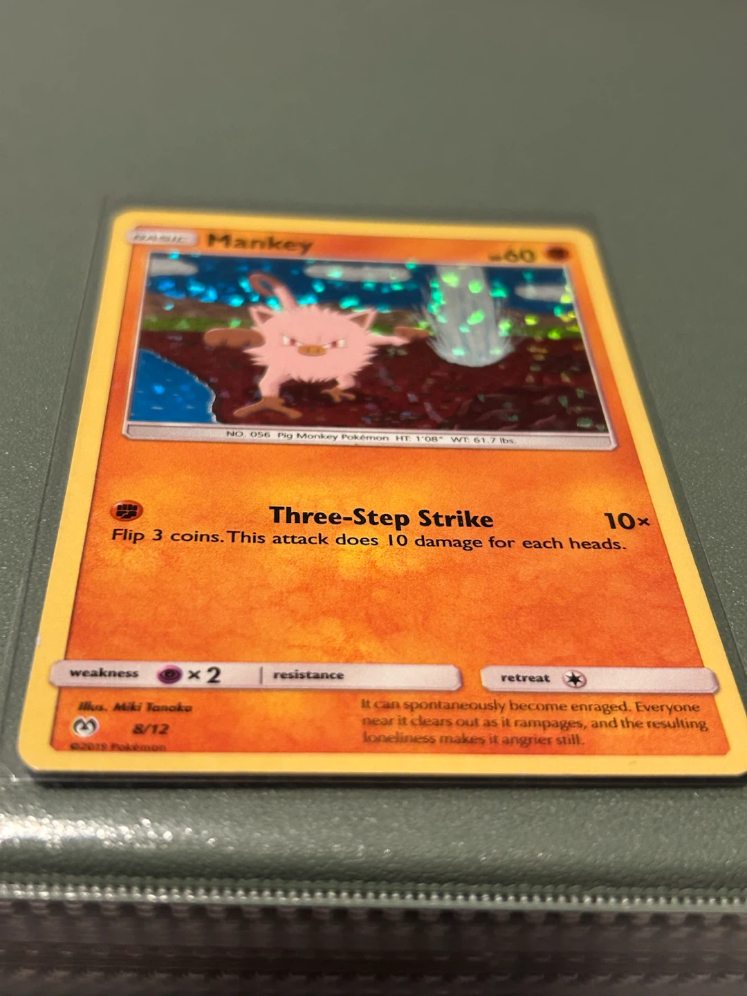 Mankey - 2019 McDonalds - Pokemon Card - photo 2