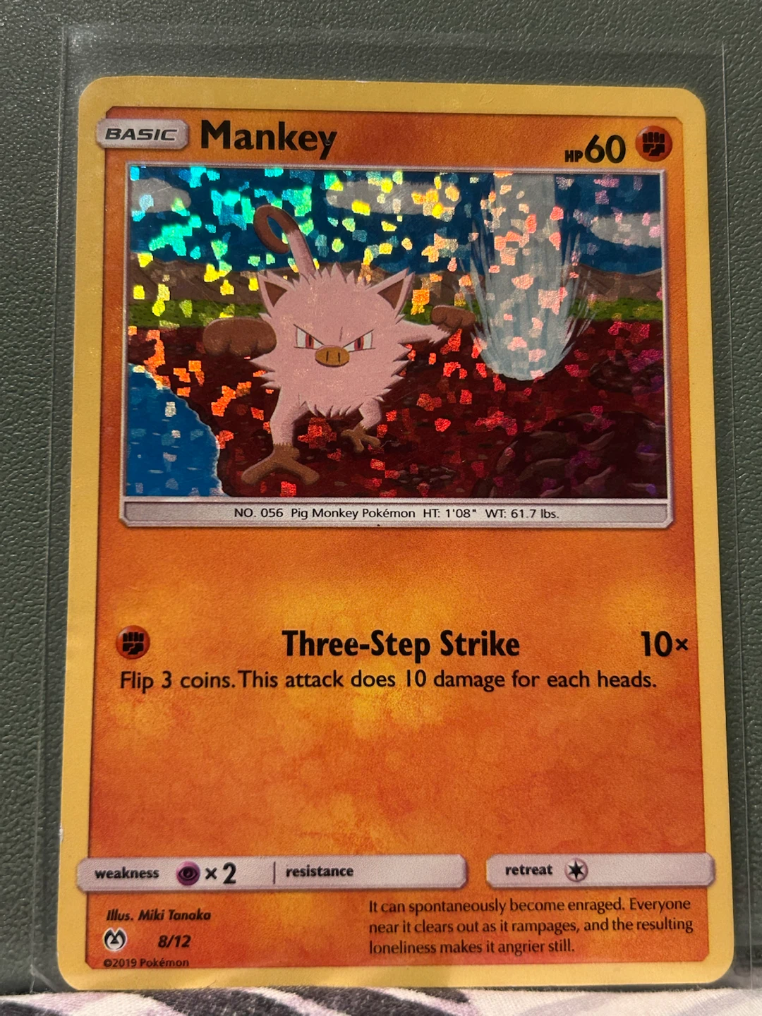 Mankey - 2019 McDonalds - Pokemon Card
