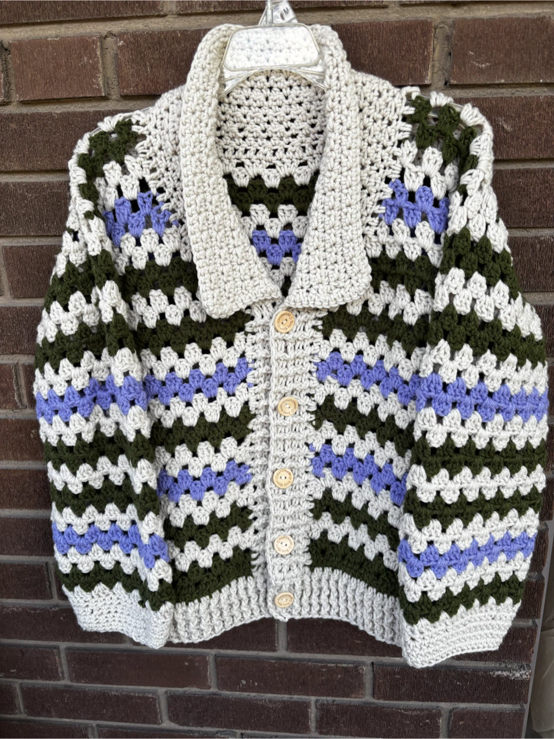 Handmade Crochet Cardigan - photo 2