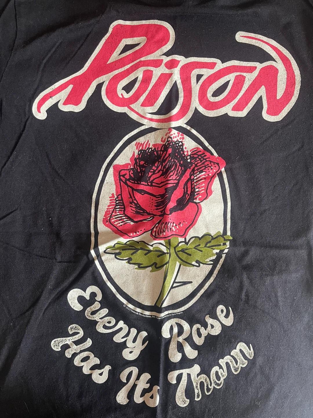 Poison Every Rose Has Its Thorn T-Shirt - photo 4