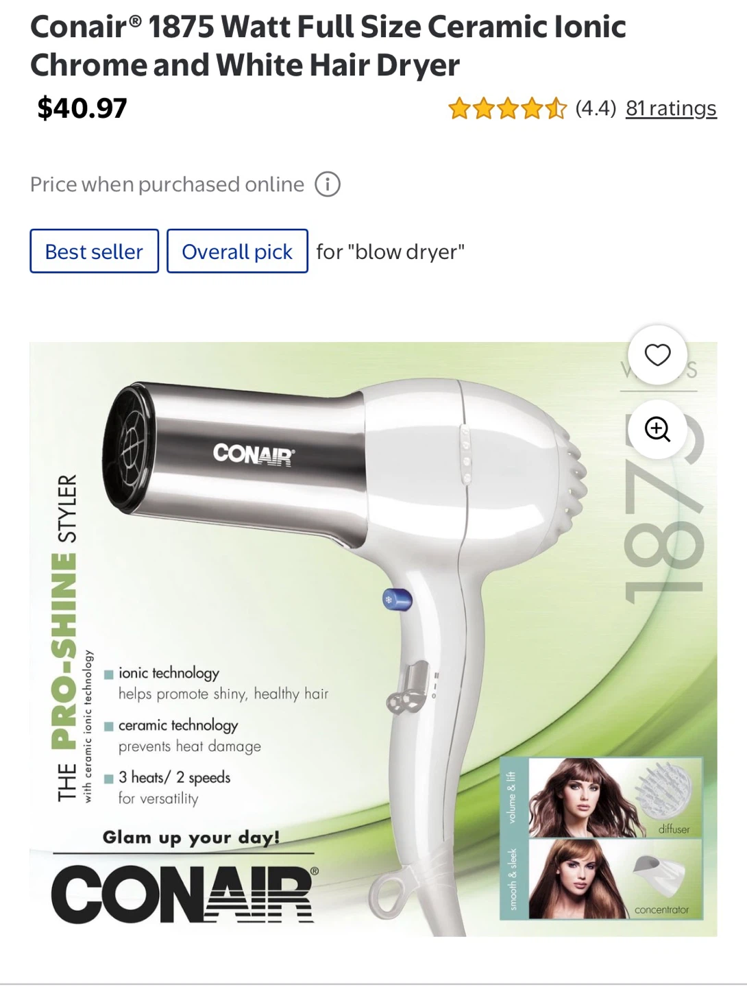 Brand new hairdryer