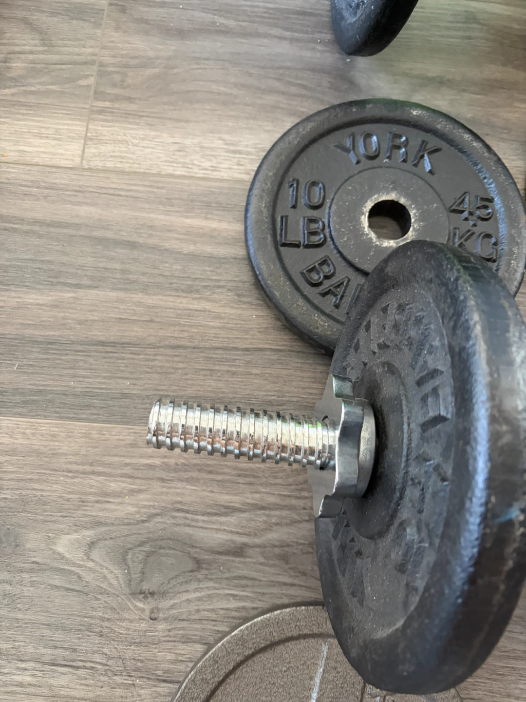 York Barbell Dumbbell Weights - photo 2