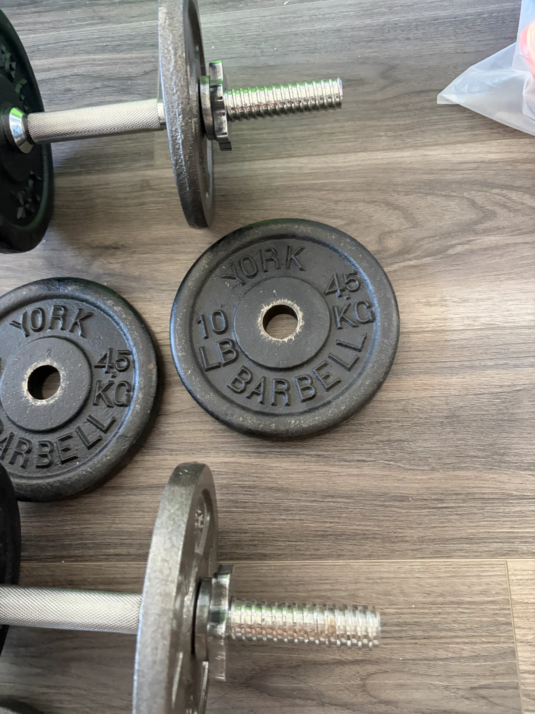 York Barbell Dumbbell Weights - photo 3