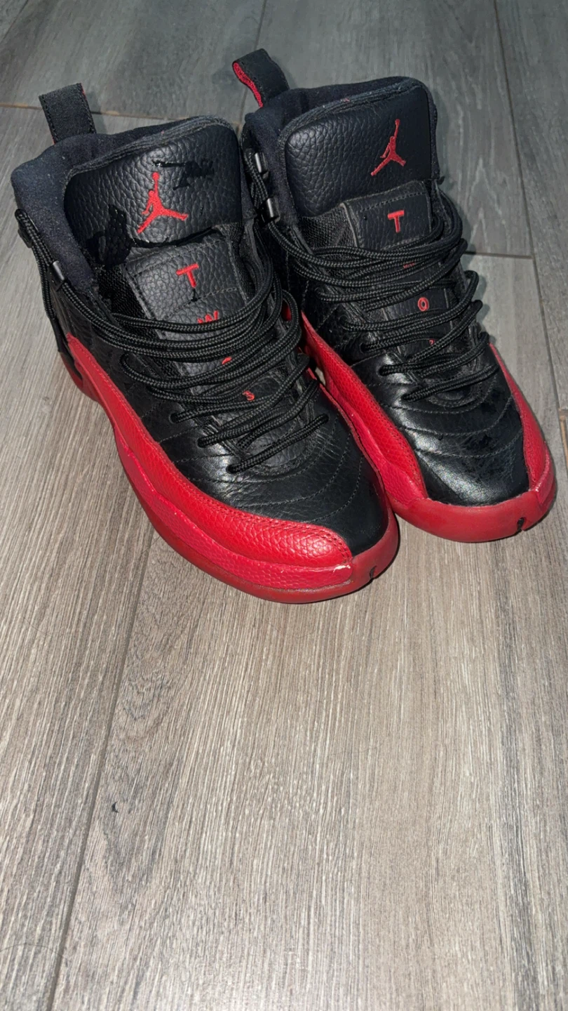 Air Jordan 12 "Reverse Flu Game" TD Shoes