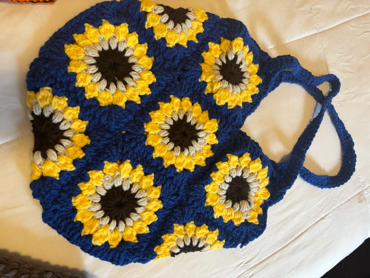Handmade Crochet Tote Bag - photo 2