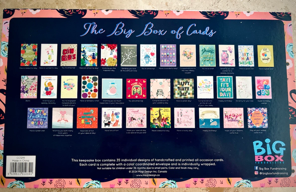 The Big Box of Cards - 35 Assorted Greeting Cards (Value $100) - photo 3