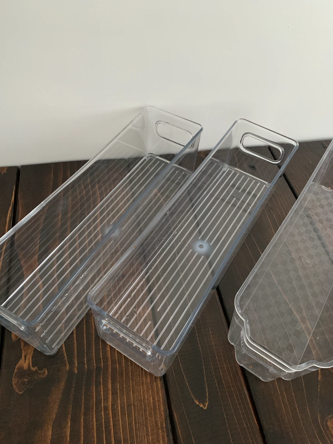 3 Fridge / cupboard storage containers - photo 2