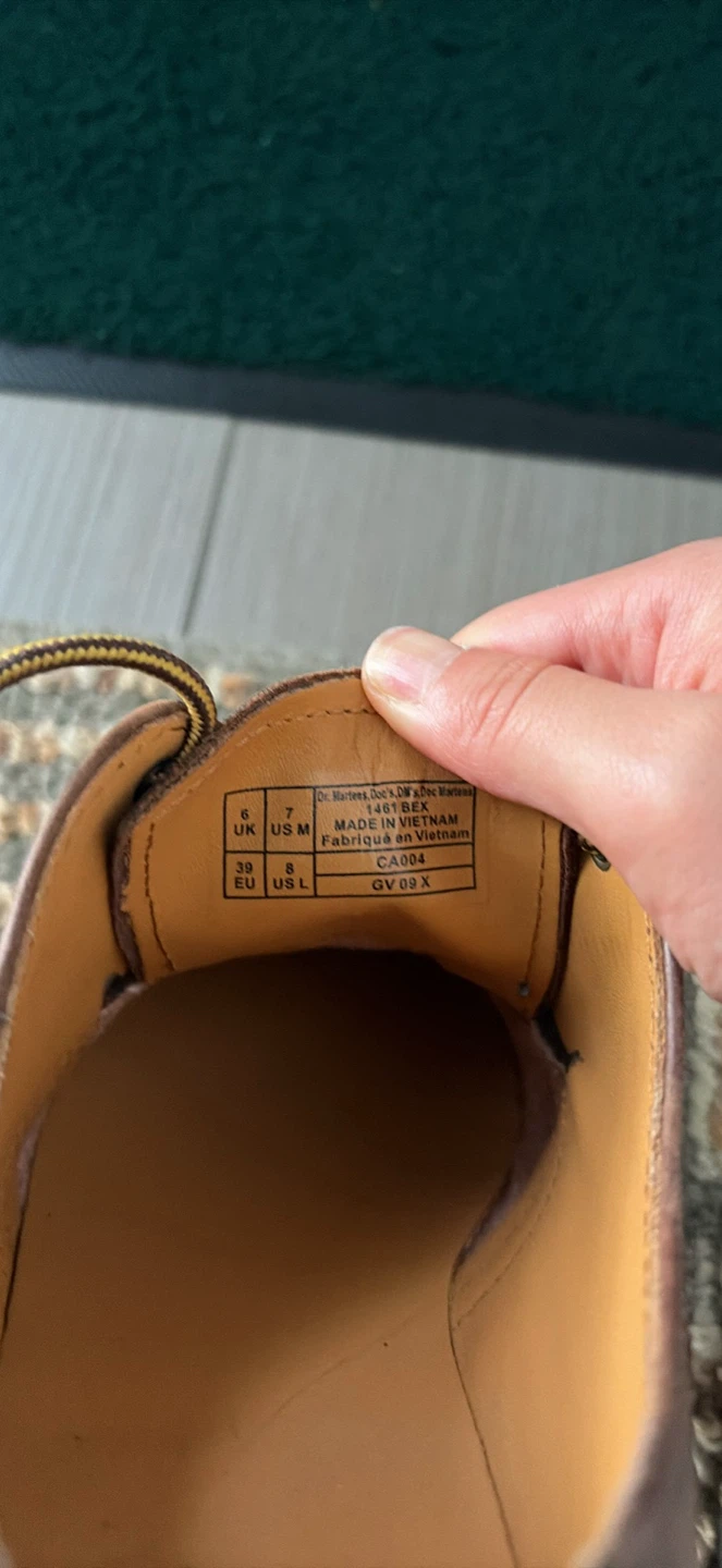 Dr. Martens 1461 Oxford Shoes Brown Leather - photo 2