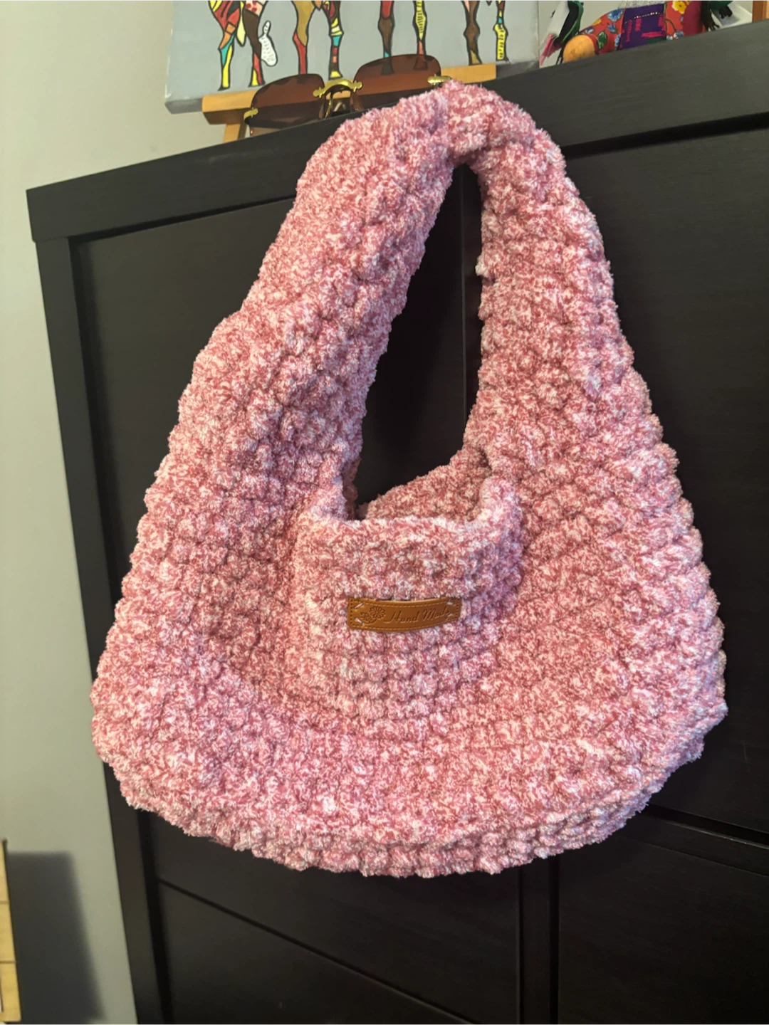 Handmade Crochet Shoulder Bag - photo 2