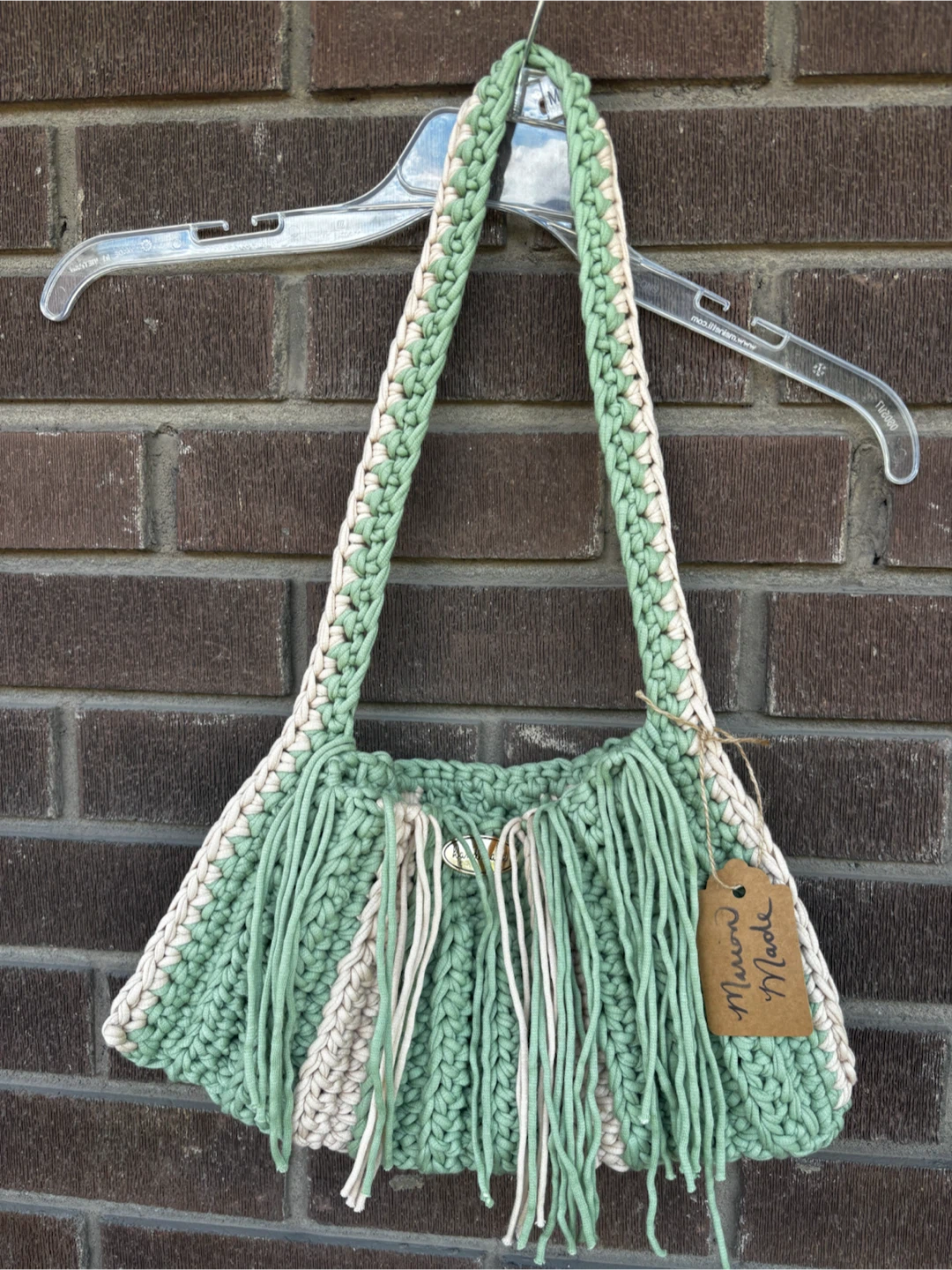 Handmade Crochet Shoulder Bag - photo 3