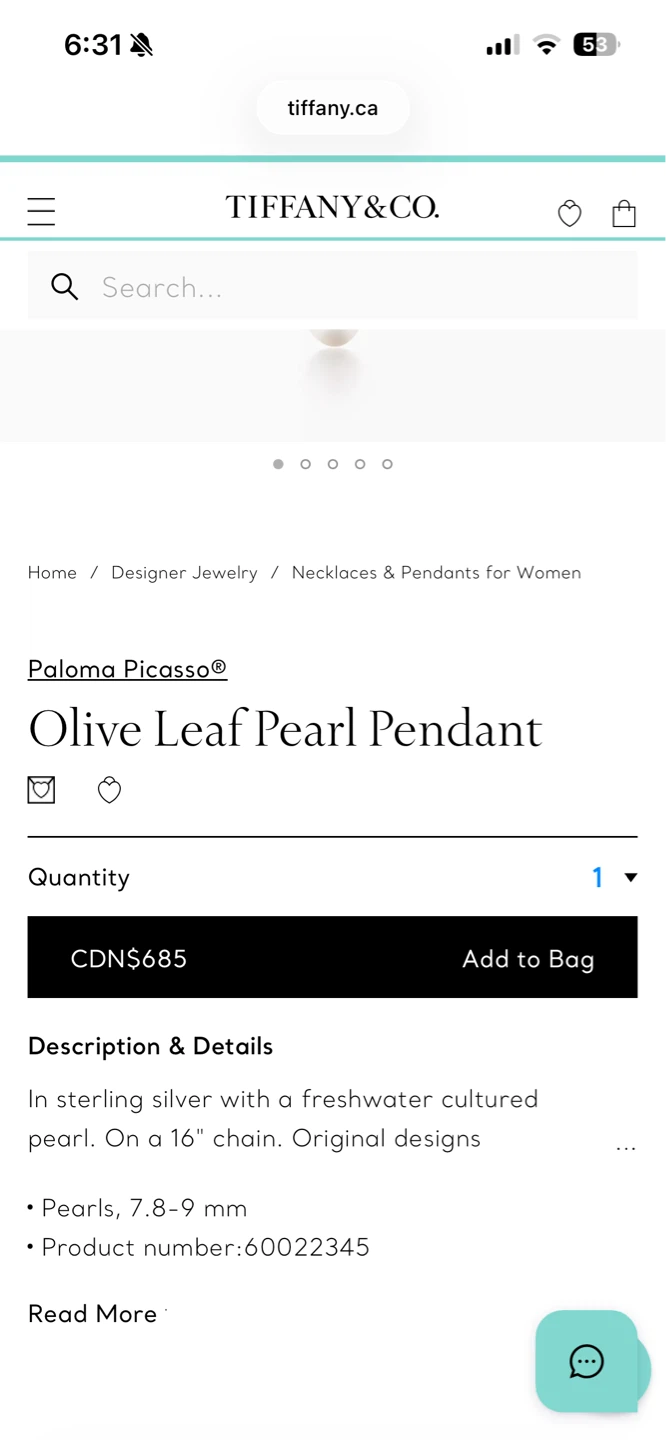 Tiffany & Co. Pearl Pendant - photo 2