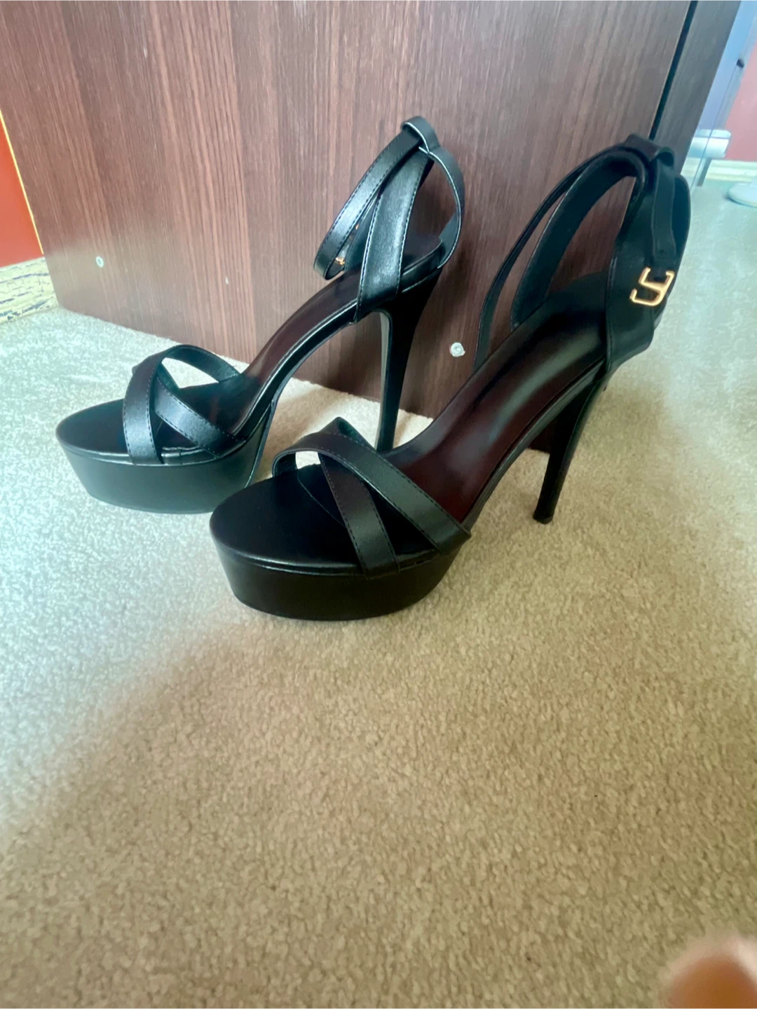 Black Platform Stiletto Heels - photo 5