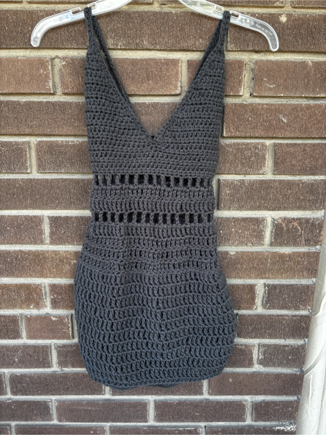 Handmade Crochet Halter Top and Skirt Set - photo 2