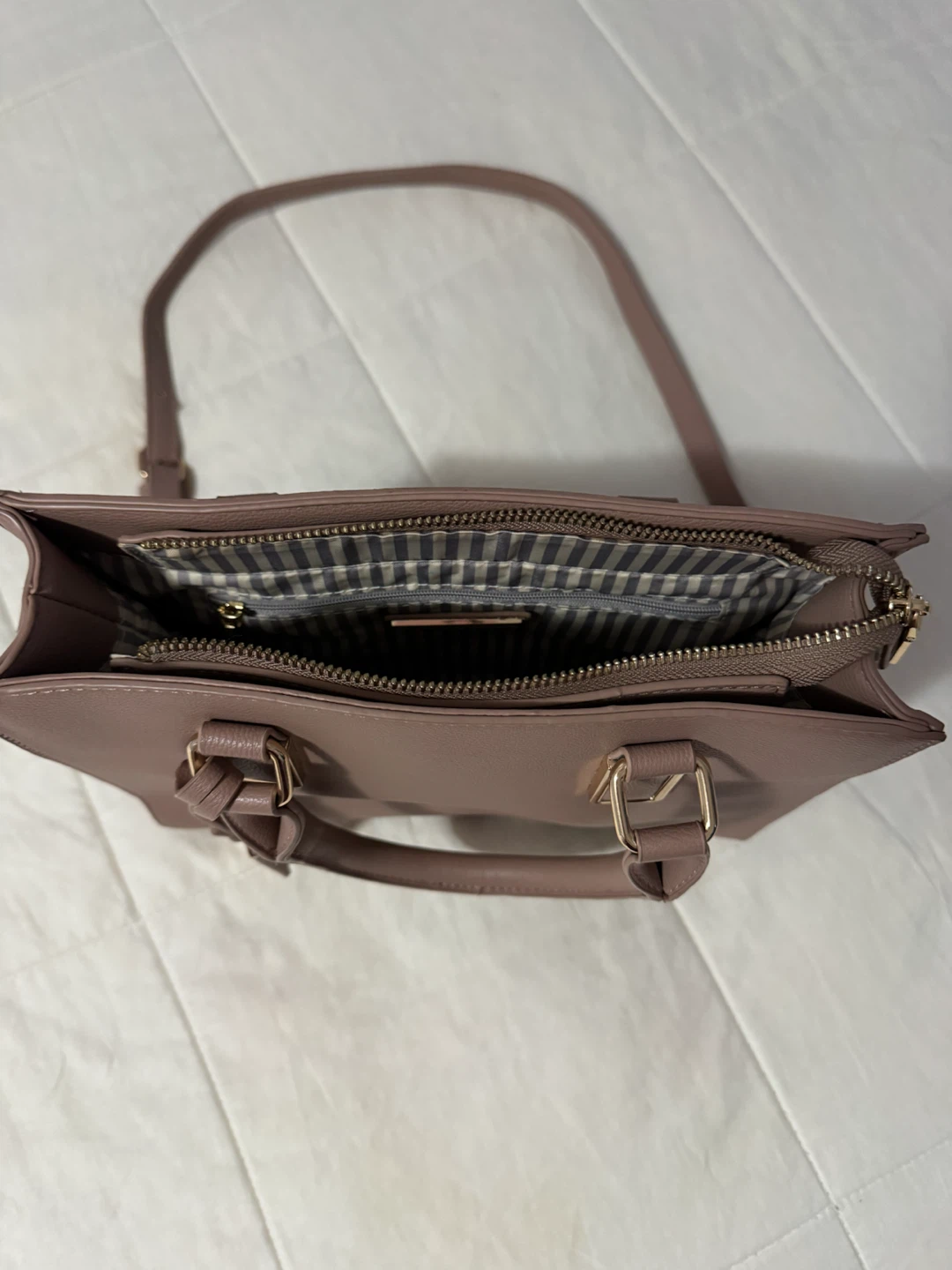Miztique Mauve Structured Satchel Handbag - photo 2