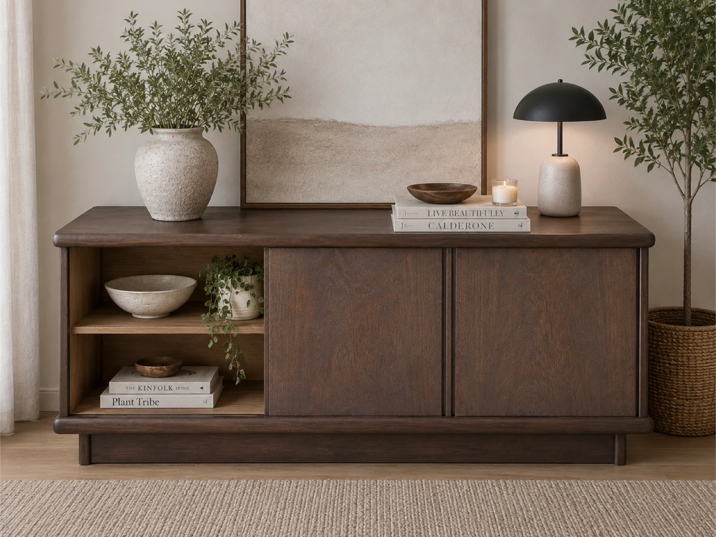 ✨ Nordic Mid Century Modern Credenza | Sideboard | Media Console - photo 5