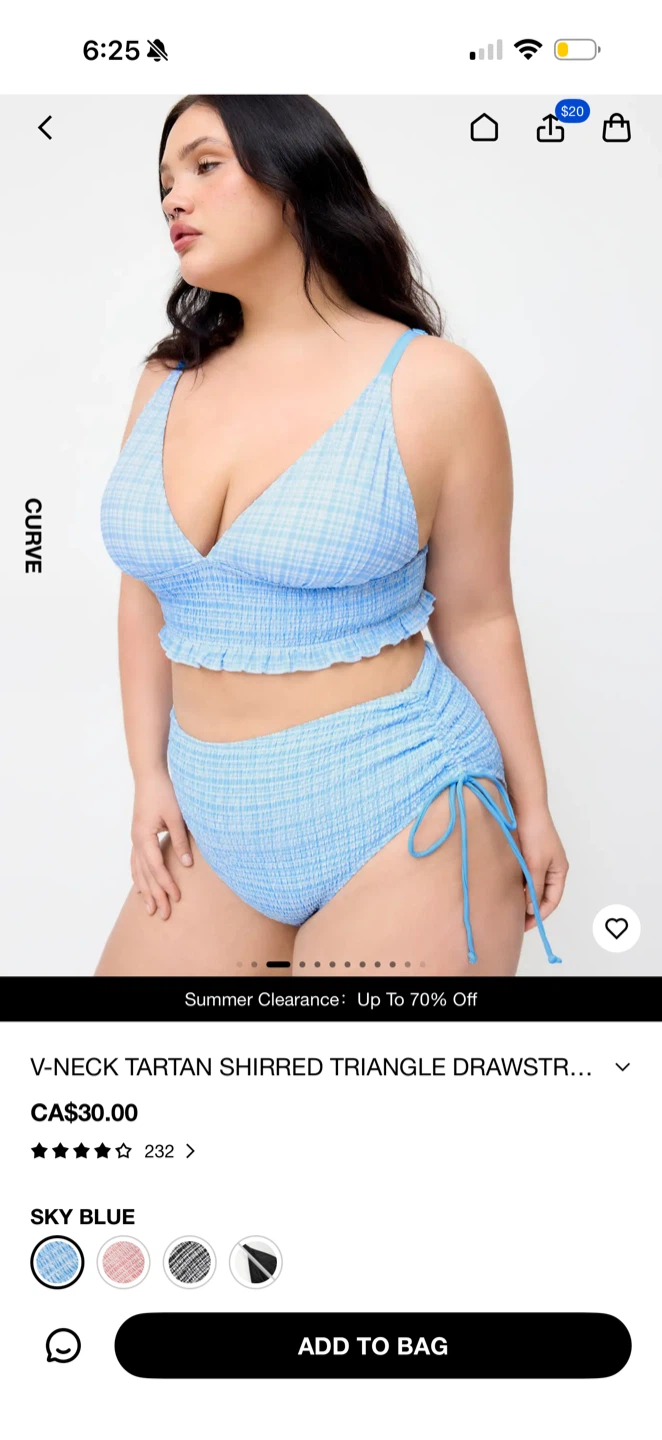 BNWT Bathing Suits (1XL) lemons, gingham and cherry - photo 3