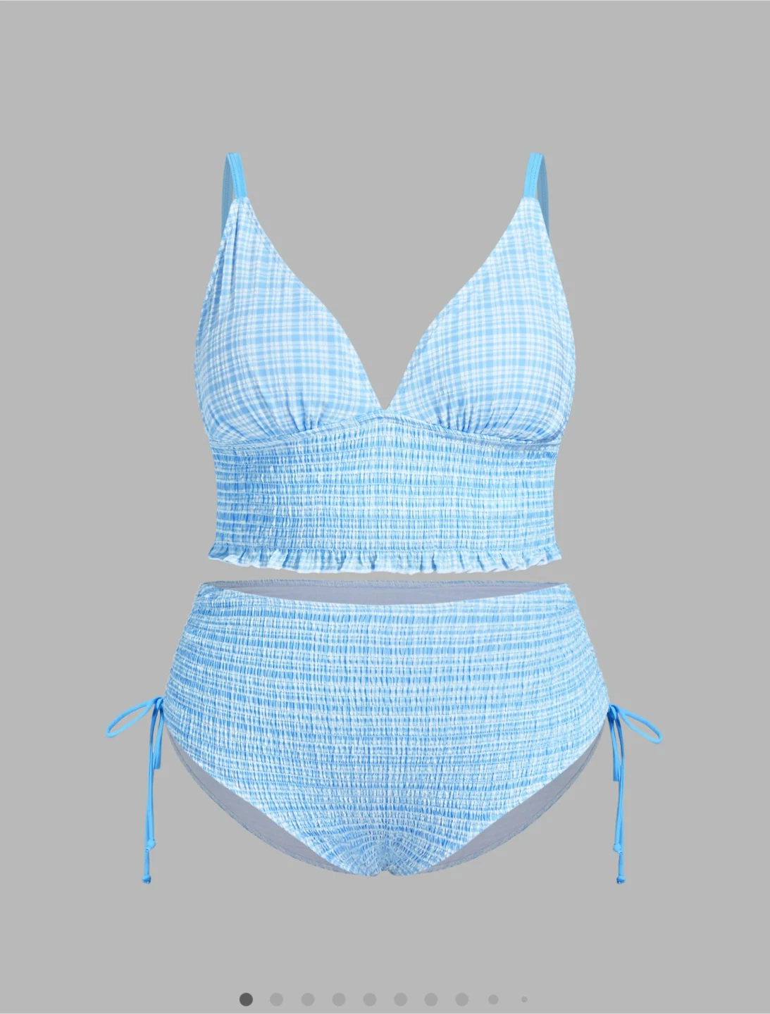 BNWT Bathing Suits (1XL) lemons, gingham and cherry - photo 5