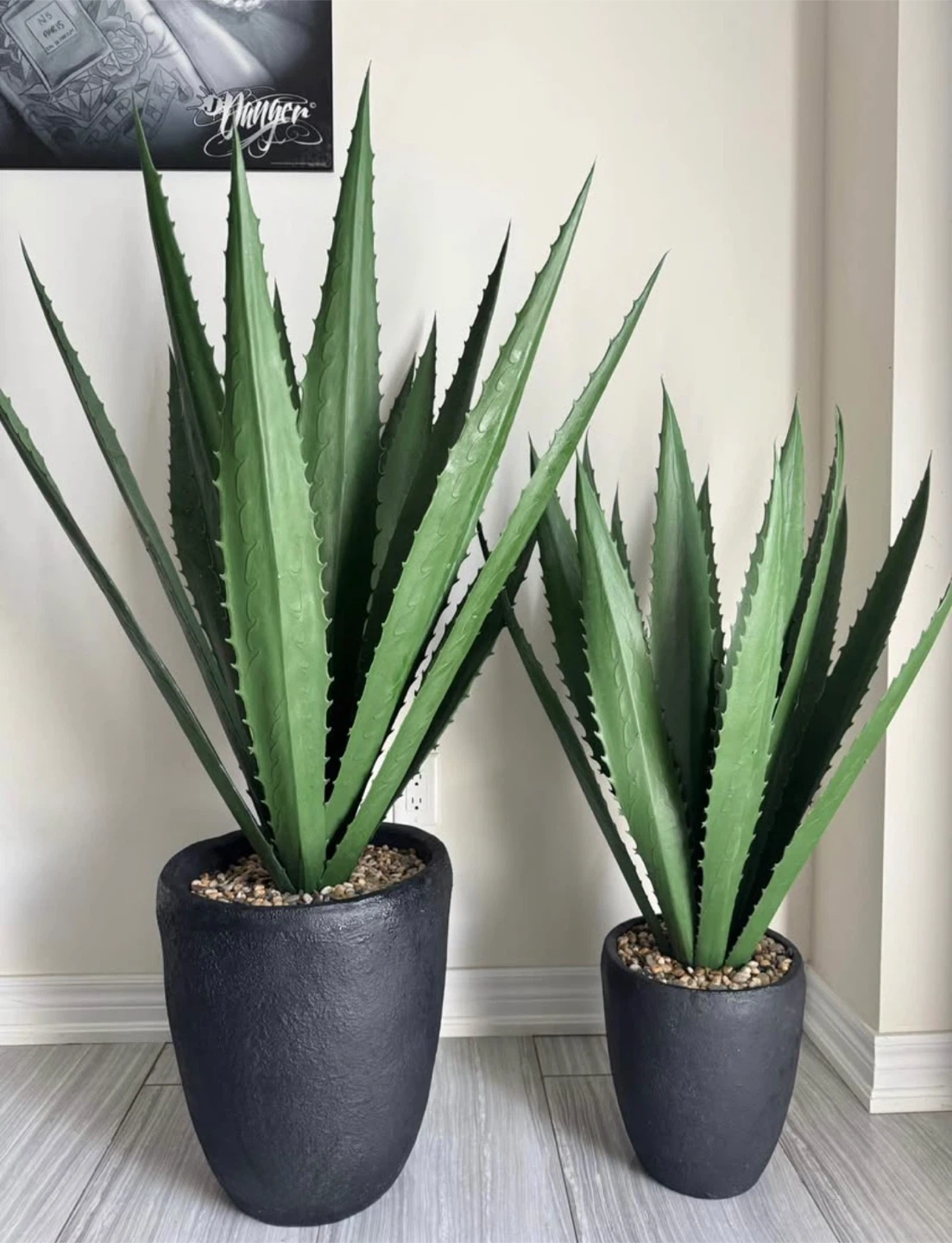 Artificial Plant in Black Pot indoor/outdoor
