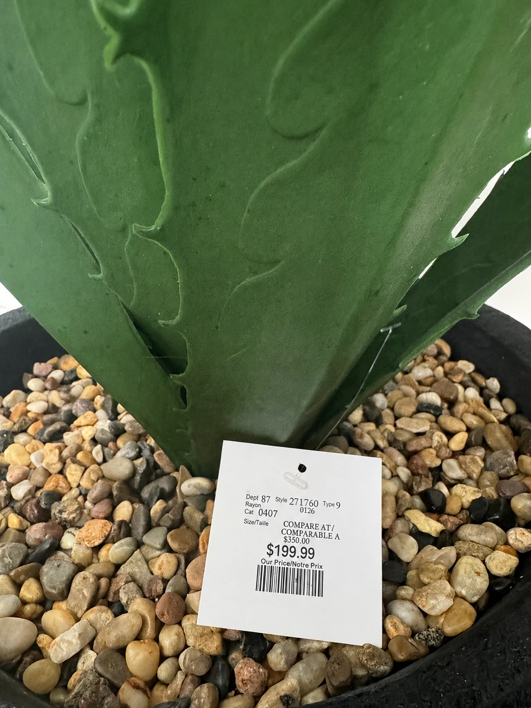 Artificial Plant in Black Pot indoor/outdoor - photo 2