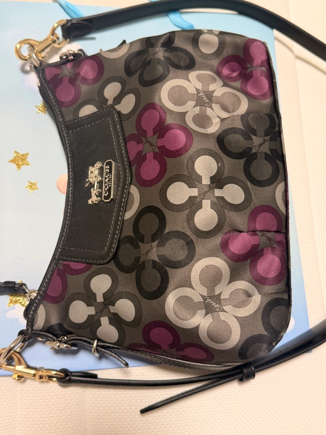Coach Monogram Shoulder Bag