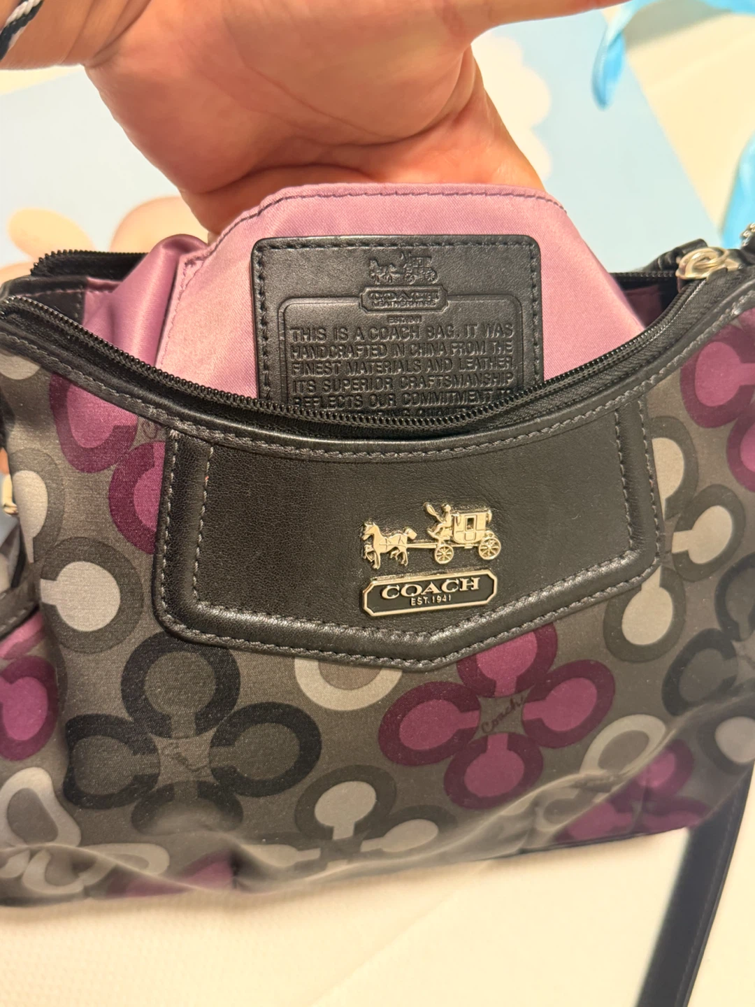 Coach Monogram Shoulder Bag - photo 2