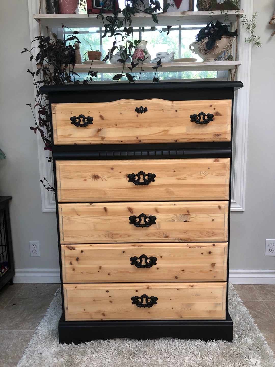 Dresser, 5 drawers, refinished