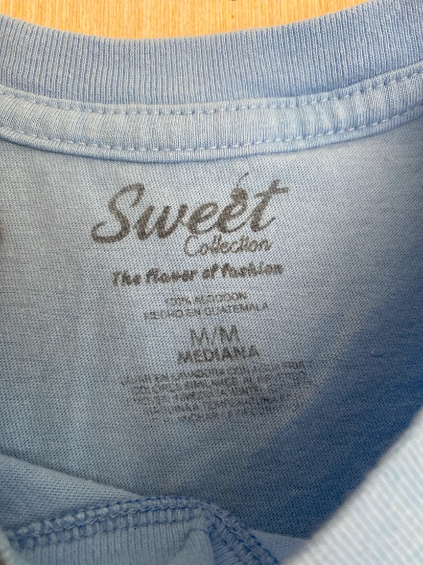 Sweet Collection Light Blue V-Neck T-Shirt M/M - photo 2