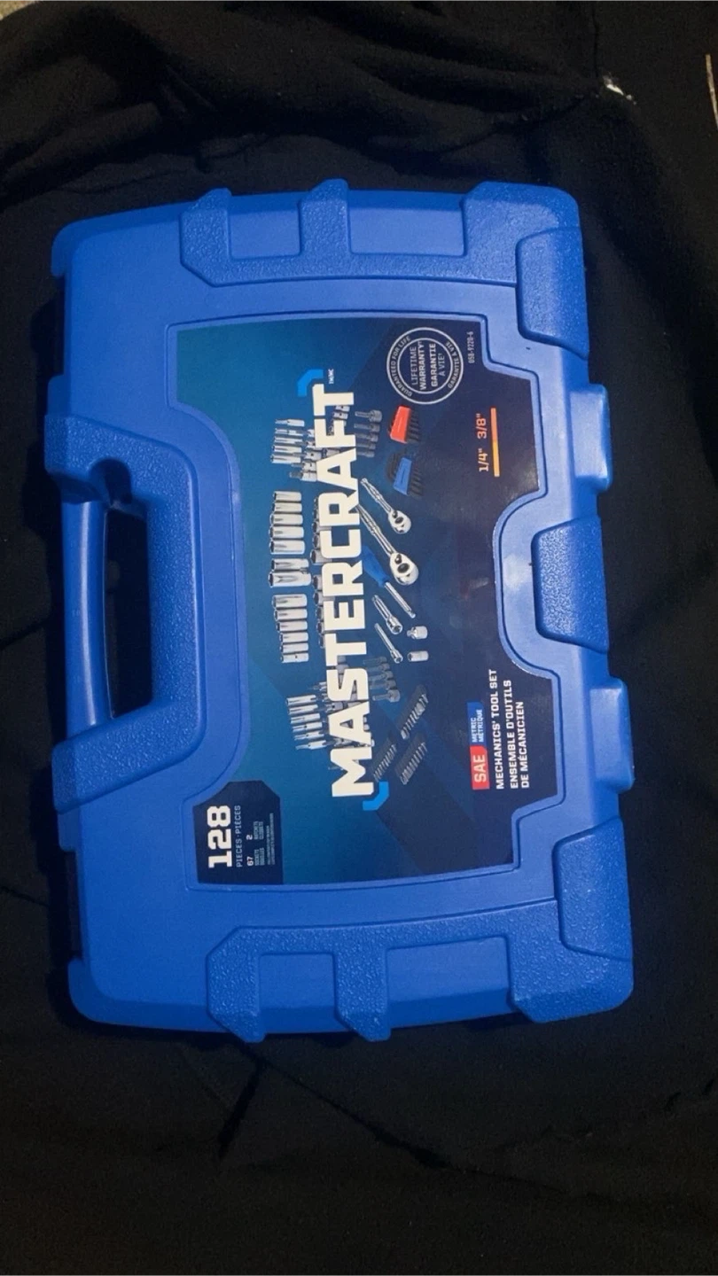 Mastercraft 128-Piece Mechanics Tool Set