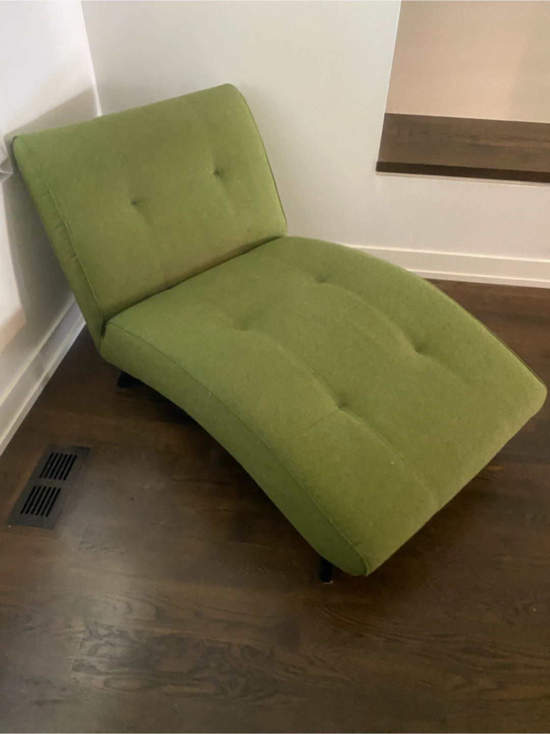 Custom EQ3 Green Chaise Lounge Chair - photo 3