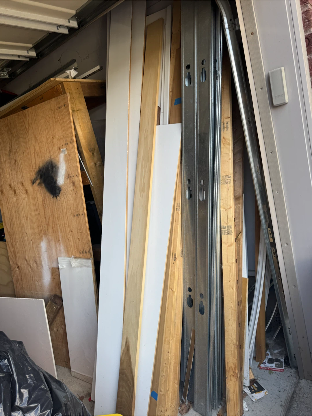 Assorted Lumber and Metal Beams
