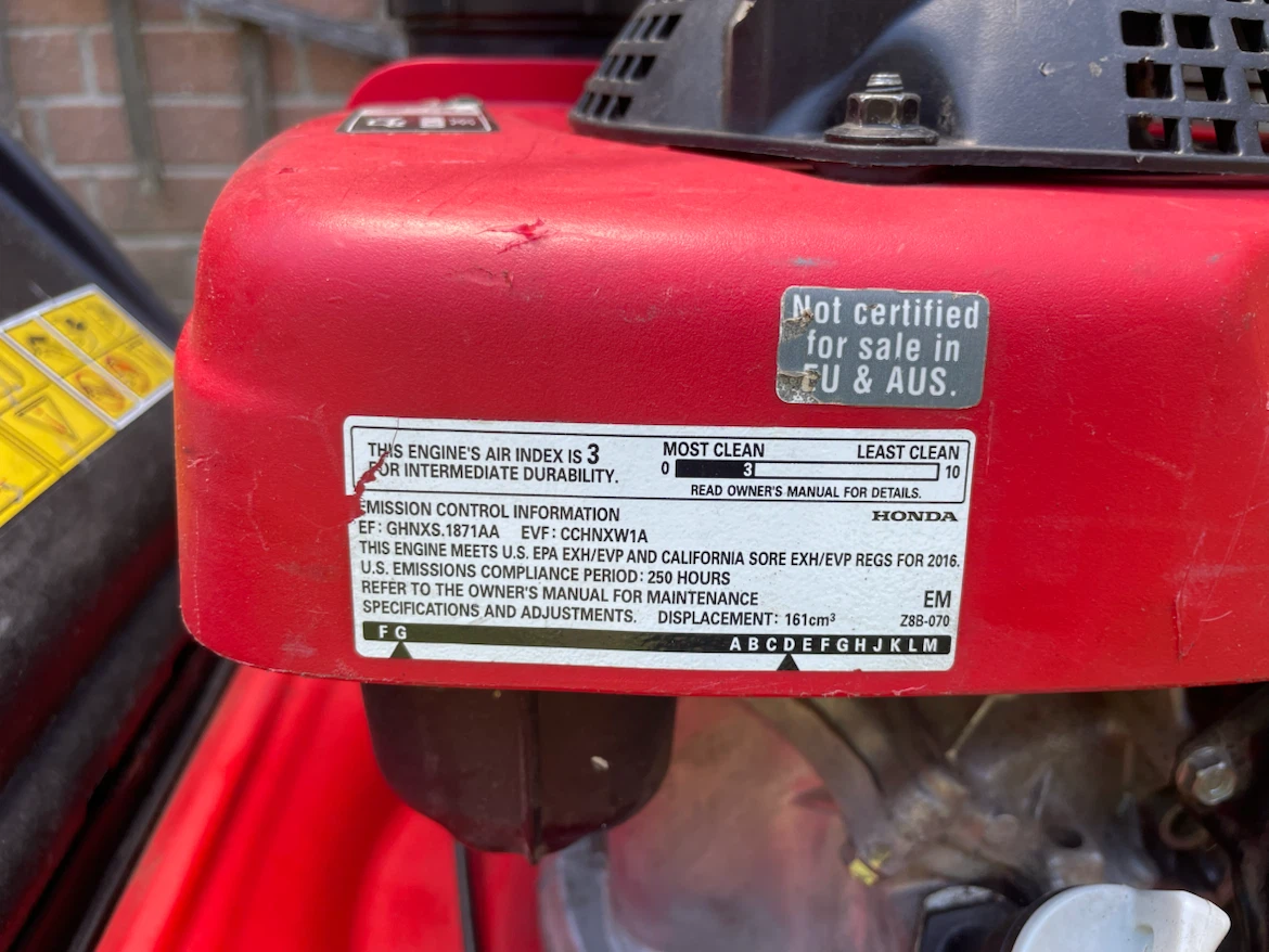 Troy-bilt Honda lawnmower with bag engine 160 cc & delivery - photo 3