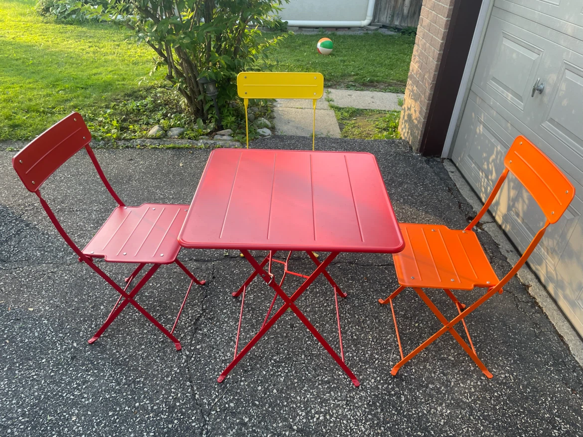 SUNDSÖ ikea outdoor Table, 3 chairs, delivery