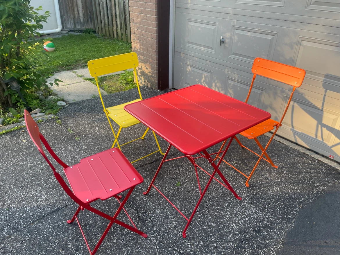 SUNDSÖ ikea outdoor Table, 3 chairs, delivery - photo 3