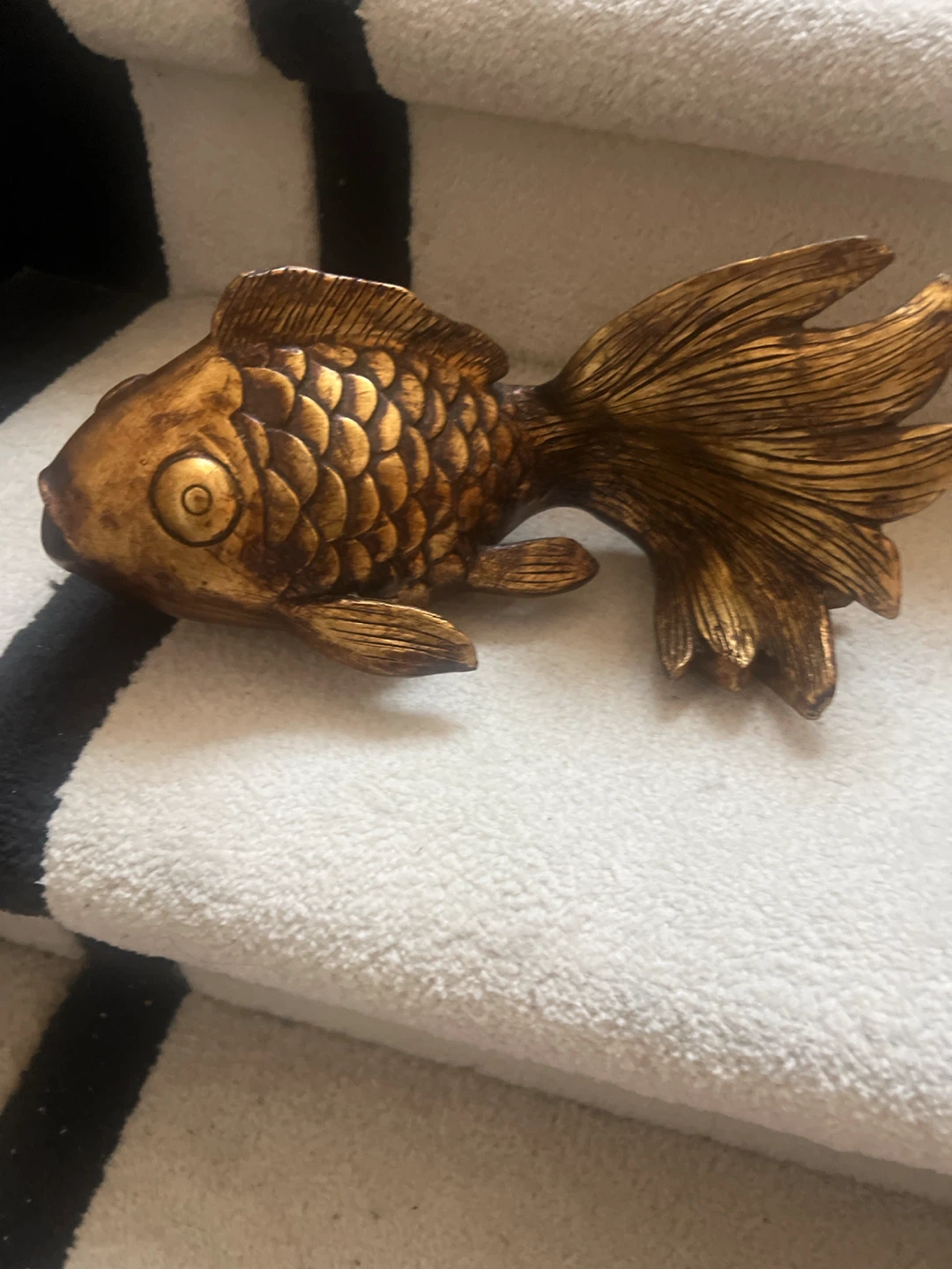 Decorative Gold Fish Figurine