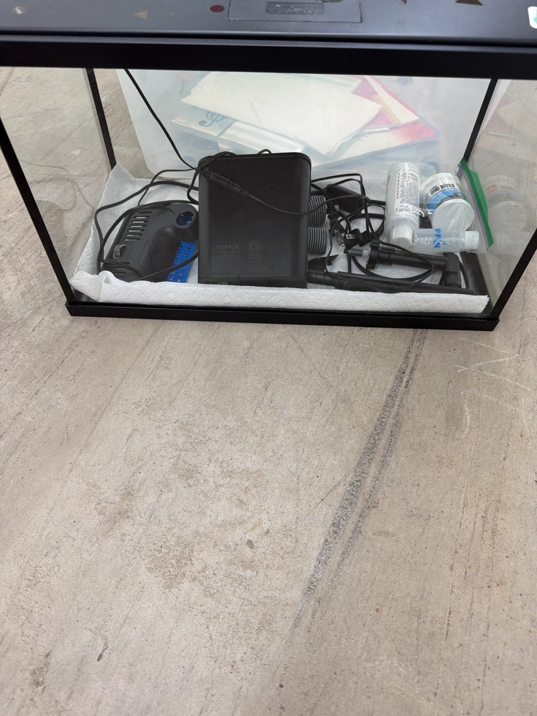 Topfin Aquarium Filter and Heater Kit