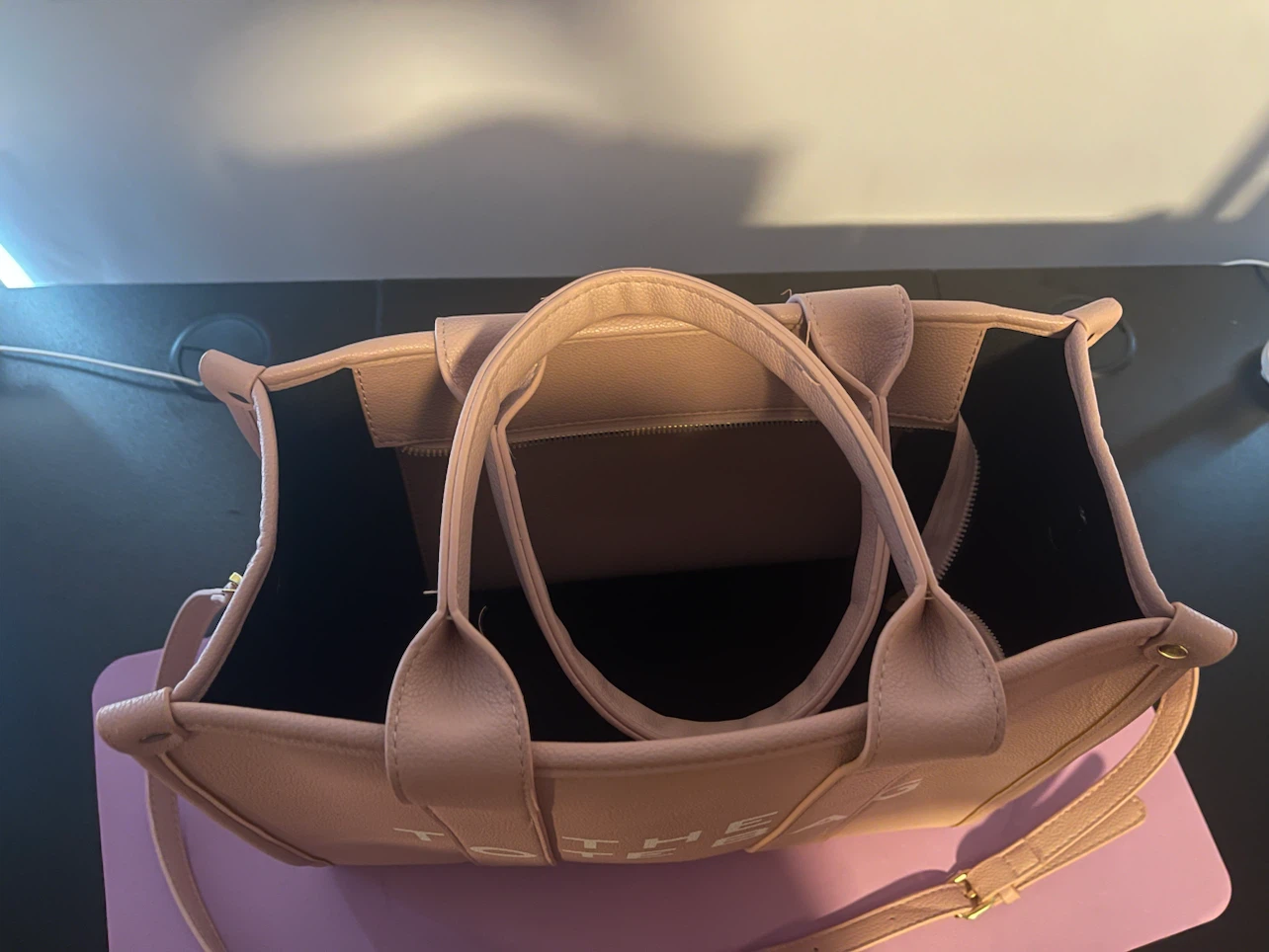 The Tote Bag (Purple) with strap - photo 3
