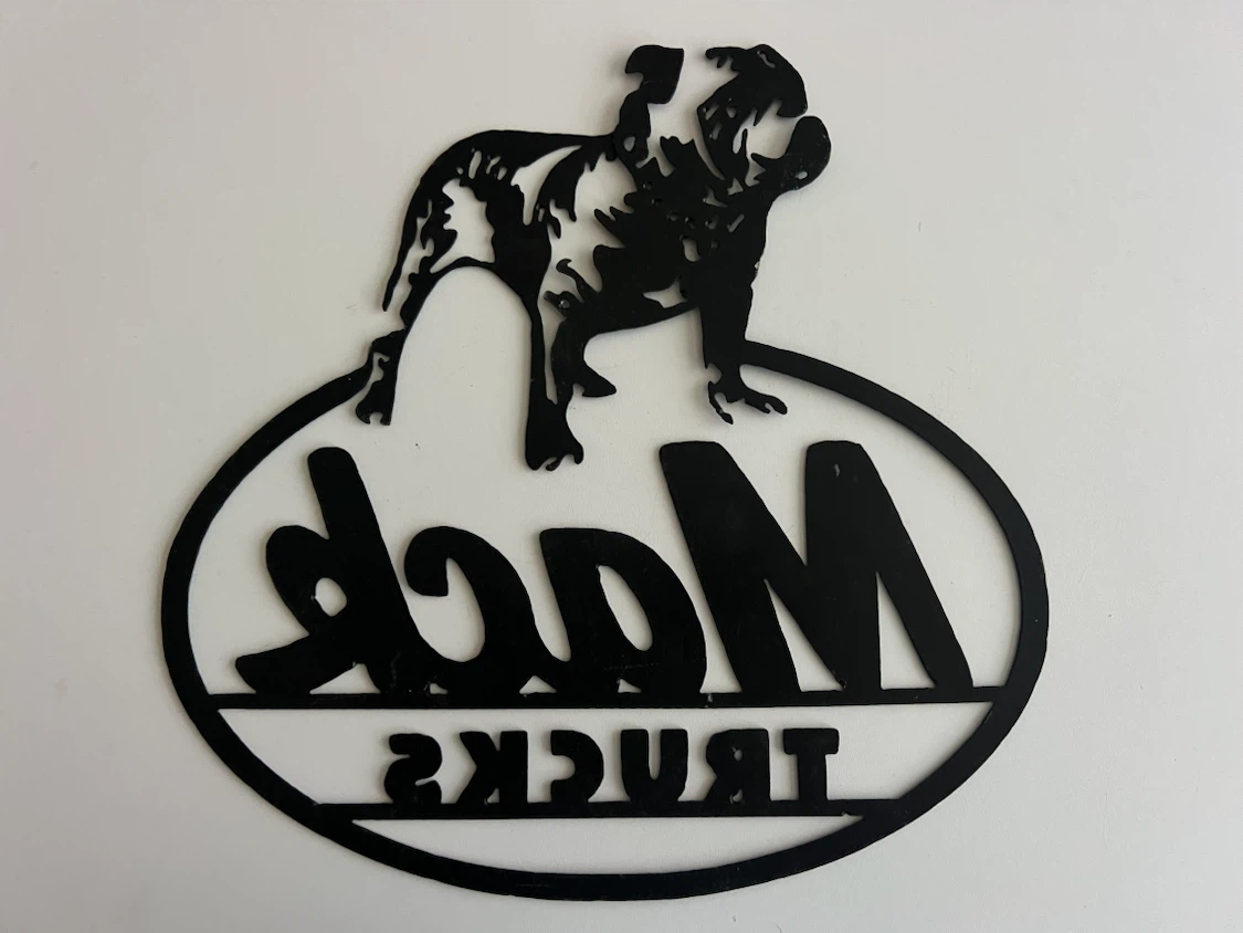 Mack Trucks Bulldog Metal Sign Wall Art - photo 2