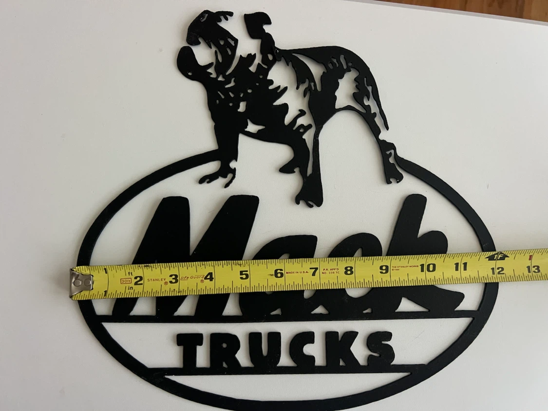 Mack Trucks Bulldog Metal Sign Wall Art - photo 3