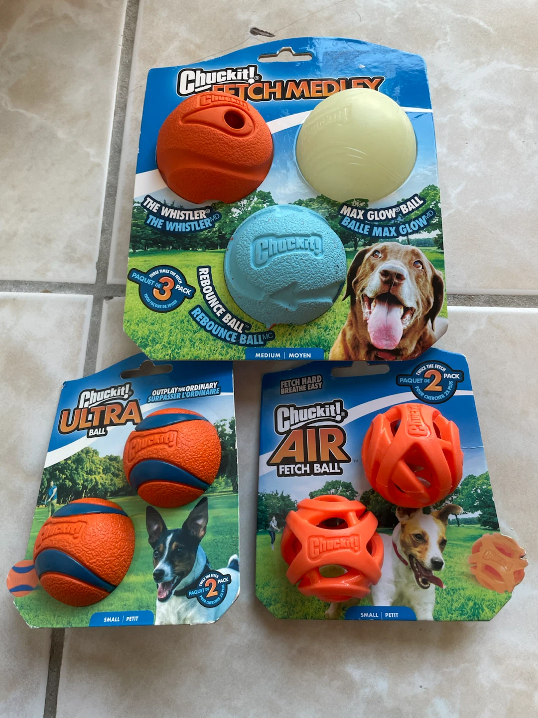 Chuckit Dog Balls Brand New ($5 Each)