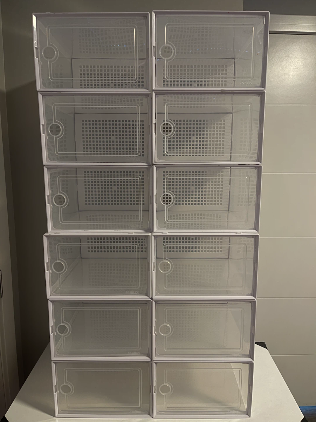 Stackable Clear Shoe Storage Boxes - photo 2