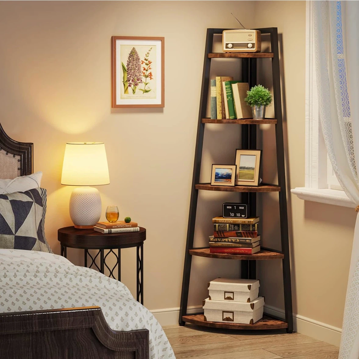 Brand new Tribesigns 5-Tier Corner Shelf- delivery available - photo 4